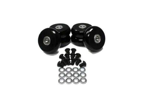 Energy Suspension 2.375in Black Hyper-Glide PolyCreeper Wheels (Set of 6) thumbnail 2
