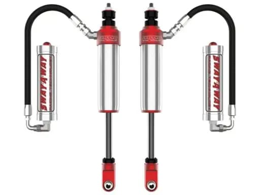 aFe Sway-A-Way 2.5 Front Shock Kit w/Remote Reservoirs for 0-1.5 IN Lifts Ford F-250/F-350 17-24 4WD