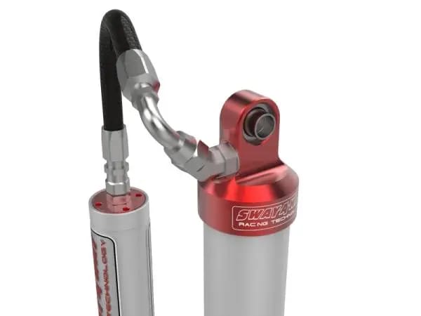 aFe Sway-A-Way 2.5 Rear Shock Kit w/ Remote Reservoirs for 0-1.5 IN Lifts Ford F-250/F-350 17-24 4WD thumbnail 2