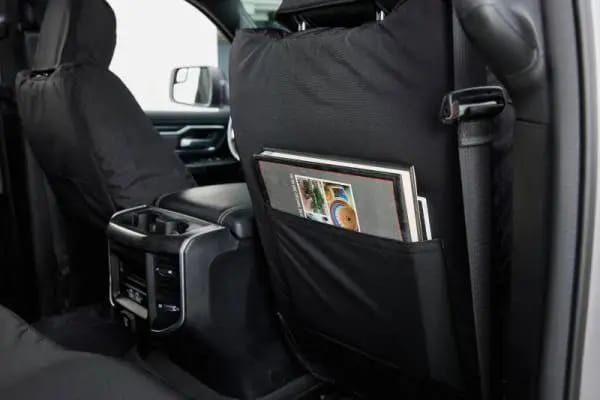 Covercraft 19-24 Dodge Ram 2500/3500/4500 Fr Bucket Endura LogoSeatSaver Front Row Seat Covers thumbnail 6