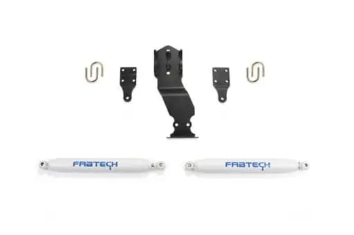 Fabtech 17-20 Ford Superduty 4WD Performance Dual Steering Stabilizer Kit