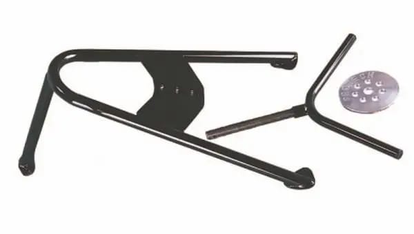 Fabtech Universal Spare Tire Angled Mount - Black thumbnail 2
