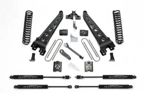 Fabtech 05-07 Ford F350 4WD 6in Rad Arm Sys w/Coils & Stealth