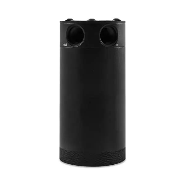 Mishimoto 2-Port Universal XL Baffled Catch Can - Black thumbnail 3