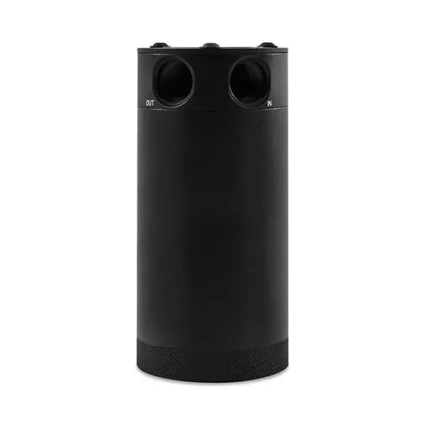 Mishimoto 2-Port Universal XL Baffled Catch Can - Black thumbnail 4