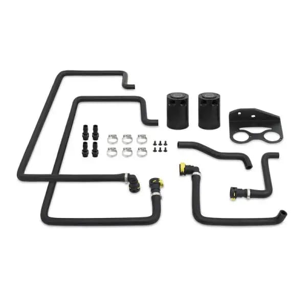 Mishimoto 18+ Ford F-150 2.7L EcoBoost Baffled Oil Catch Can Kit - Clear thumbnail 2