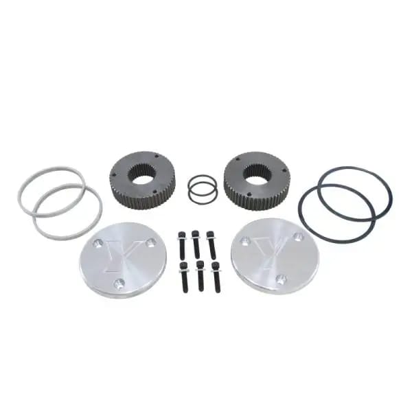 Yukon Gear Hardcore Drive Flange Kit For Dana 60 / 35 Spline Outer Stubs. Yukon Engraved Caps thumbnail 2