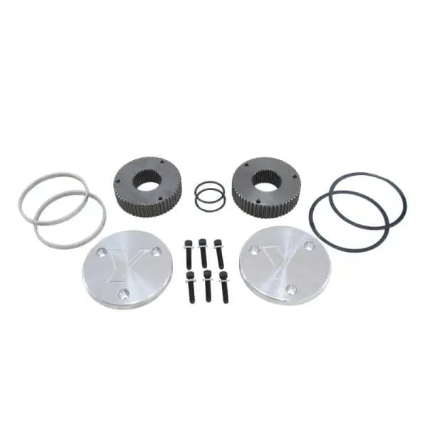 Yukon Gear Hardcore Drive Flange Kit For Dana 60 / 35 Spline Outer Stubs. Yukon Engraved Caps thumbnail 4
