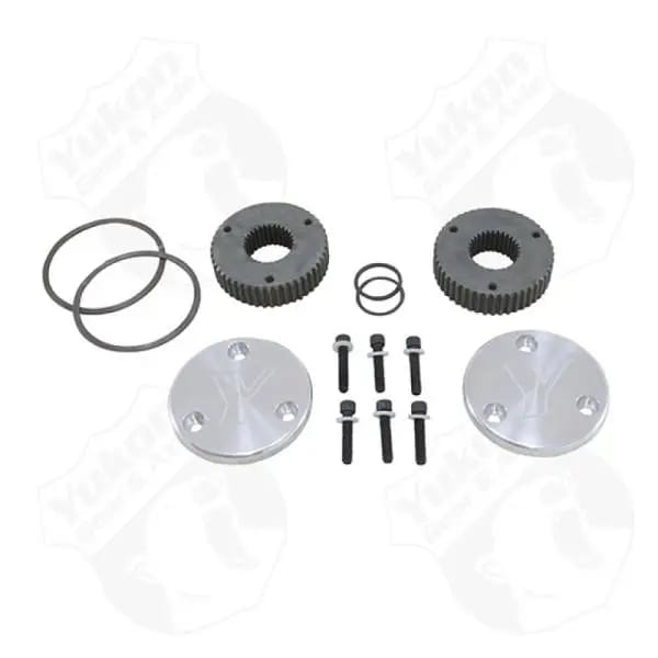Yukon Gear Hardcore Drive Flange Kit For Dana 44 / 30 Spline Outer Stubs. Yukon Engraved Caps thumbnail 3