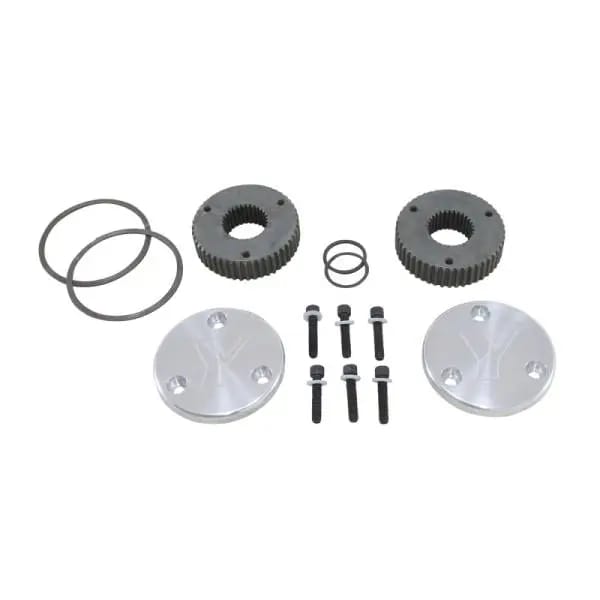 Yukon Gear Hardcore Drive Flange Kit For Dana 44 / 30 Spline Outer Stubs. Yukon Engraved Caps thumbnail 4