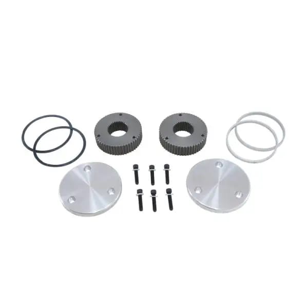 Yukon Gear Hardcore Drive Flange Kit For Dana 44 / 19 Spline Outer Stubs. Yukon Engraved Caps thumbnail 3