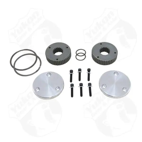 Yukon Gear Hardcore Drive Flange Kit For Dana 44 / 19 Spline Outer Stubs. Non-Engraved Caps thumbnail 3