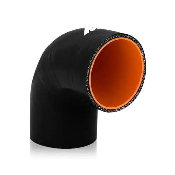 Mishimoto 1.5in. 90-Degree Coupler Black thumbnail 5