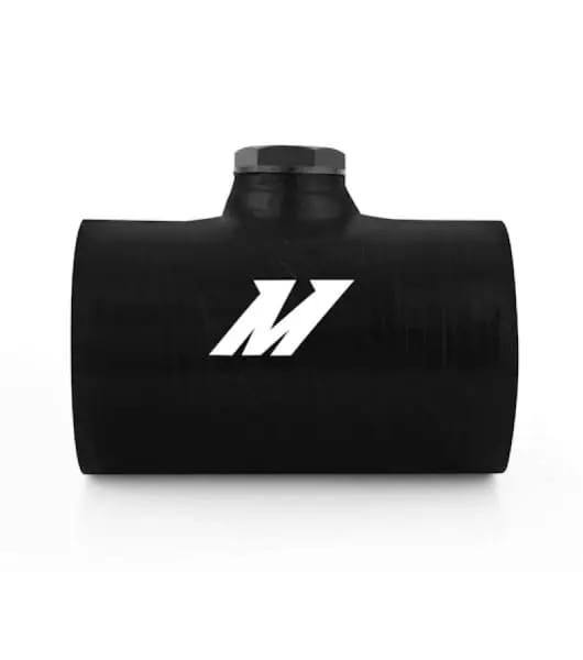 Mishimoto 2.5in Black Silicone Coupler w/ 1/8in NPT Bung thumbnail 4