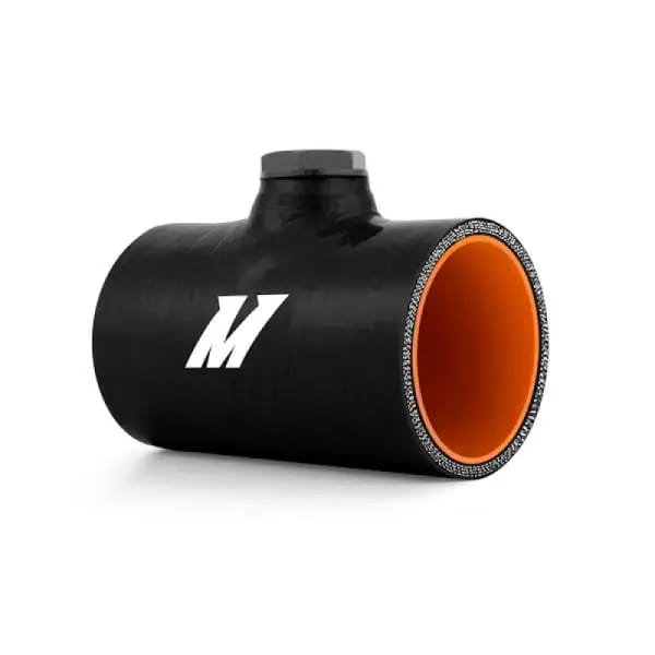 Mishimoto 2.5in Black Silicone Coupler w/ 1/8in NPT Bung thumbnail 6