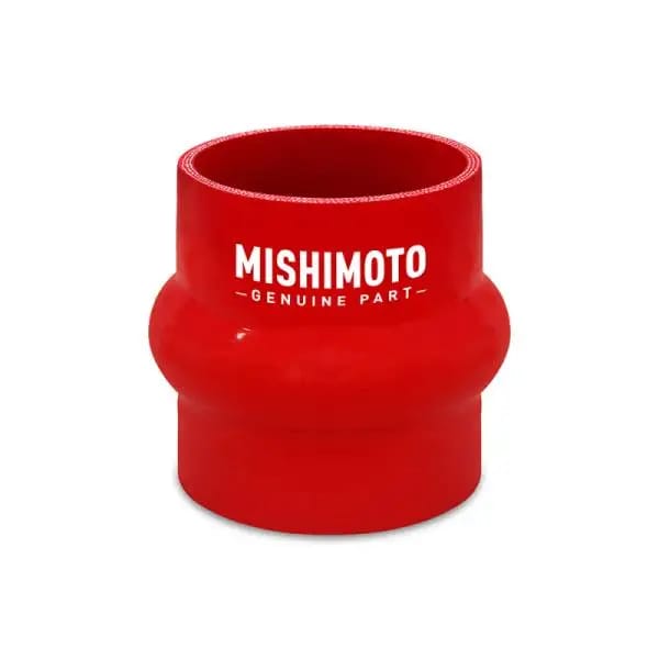 Mishimoto 3in. Hump Hose Silicone Coupler - Red thumbnail 2