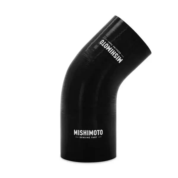 Mishimoto Silicone Reducer Coupler 45 Degree 2in to 2.5in - Black thumbnail 2