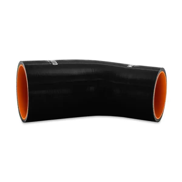 Mishimoto Silicone Reducer Coupler 45 Degree 2in to 2.5in - Black thumbnail 4