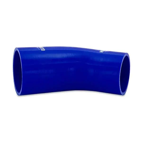 Mishimoto Silicone Reducer Coupler 45 Degree 2.25in to 2.5in - Blue thumbnail 2