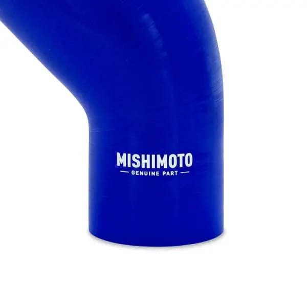 Mishimoto Silicone Reducer Coupler 45 Degree 2.25in to 2.5in - Blue thumbnail 3