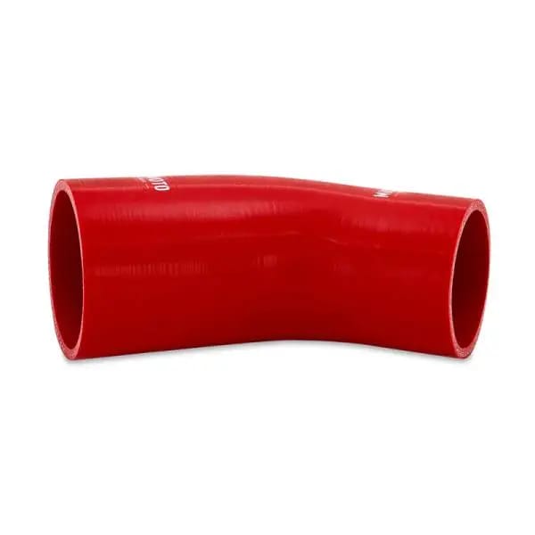 Mishimoto Silicone Reducer Coupler 45 Degree 2.5in to 2.75in - Red thumbnail 2