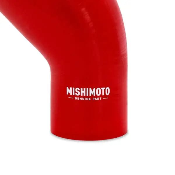 Mishimoto Silicone Reducer Coupler 45 Degree 2.5in to 2.75in - Red thumbnail 3