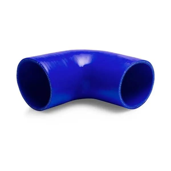 Mishimoto 4in. 90 Degree Coupler - Blue thumbnail 3