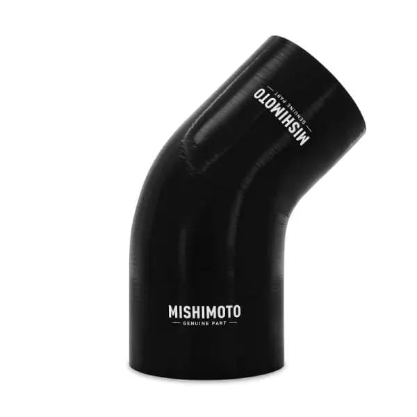 Mishimoto Silicone Reducer Coupler 45 Degree 3.5in to 4in - Black thumbnail 2