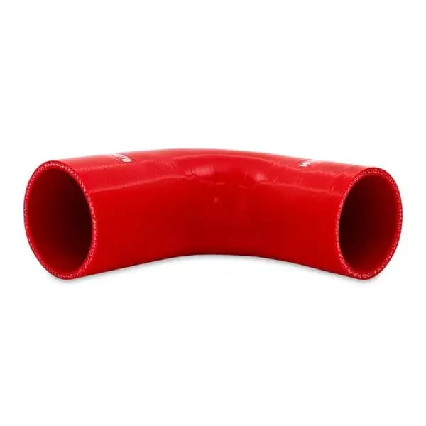 Mishimoto Silicone Reducer Coupler 90 Degree 2in to 2.25in - Red thumbnail 2