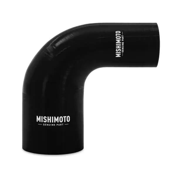 Mishimoto Silicone Reducer Coupler 90 Degree 2in to 3in - Black thumbnail 2