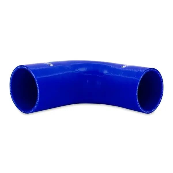 Mishimoto Silicone Reducer Coupler 90 Degree 2.75in to 3in - Blue thumbnail 2