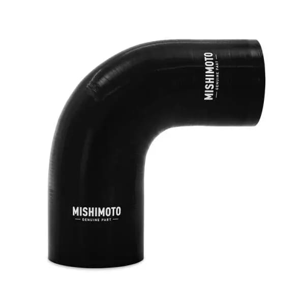 Mishimoto Silicone Reducer Coupler 90 Degree 2.5in to 2.75in - Black thumbnail 2