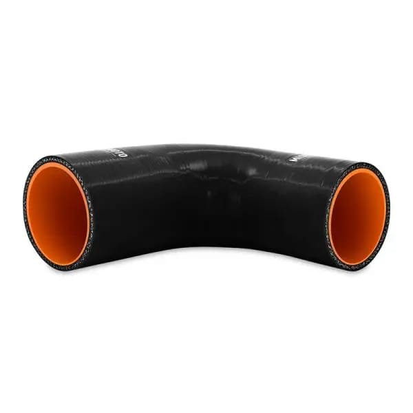 Mishimoto Silicone Reducer Coupler 90 Degree 2.5in to 2.75in - Black thumbnail 4