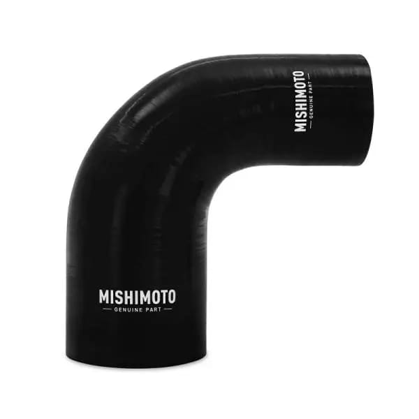Mishimoto Silicone Reducer Coupler 90 Degree 2.5in to 3in - Black thumbnail 2