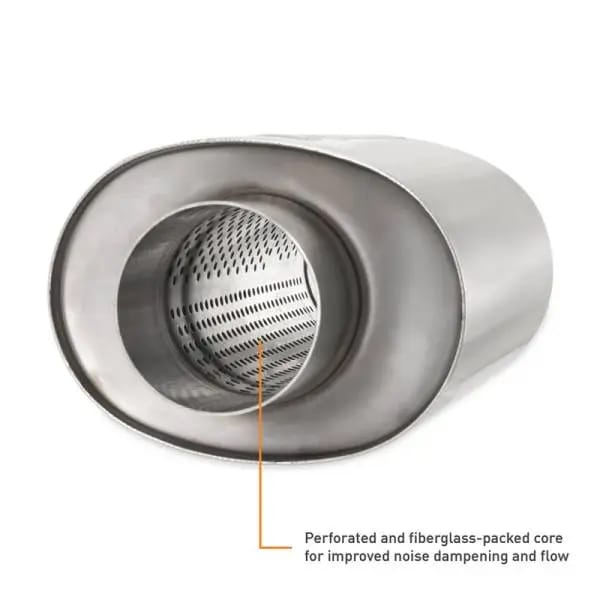Mishimoto Universal Resonator with 3in Inlet/Outlet - Brushed thumbnail 5