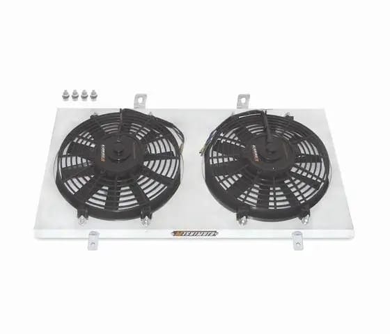 Mishimoto 22x18x3.5 Dual Pass Race Radiator Aluminum Fan Shroud Kit thumbnail 6