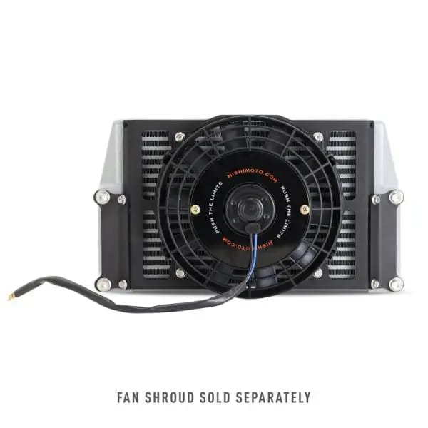 Mishimoto Universal 10in. Heavy-Duty Oil Cooler Fan Shroud - Micro Wrinkle Black thumbnail 13