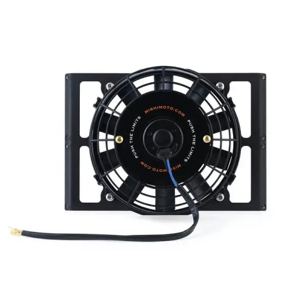 Mishimoto Universal 10in. Heavy-Duty Oil Cooler Fan Shroud - Micro Wrinkle Black thumbnail 2