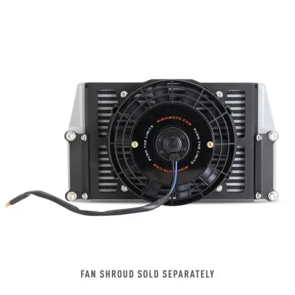 Mishimoto Universal 10in. Heavy-Duty Oil Cooler Fan Shroud - Micro Wrinkle Black thumbnail 7