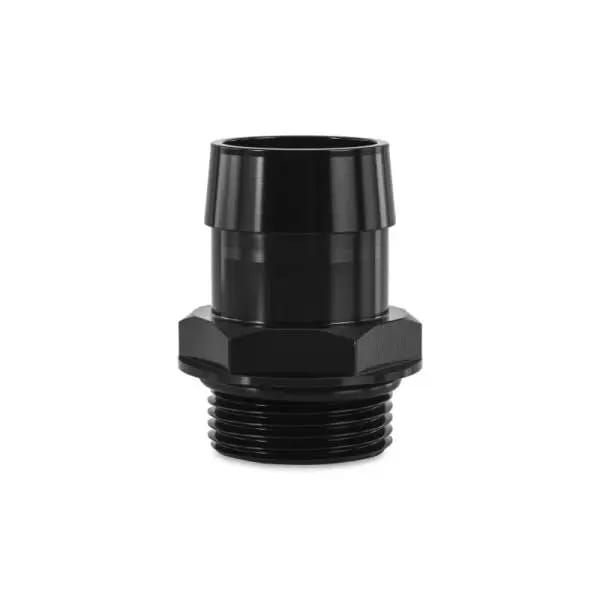 Mishimoto -16ORB to 1 1/4in. Hose Barb Aluminum Fitting - Black thumbnail 2