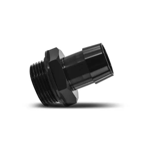 Mishimoto -16ORB to 1in. Hose Barb Aluminum Fitting - Black thumbnail 3
