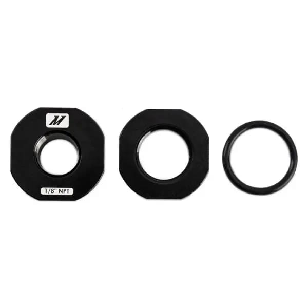 Mishimoto 1/8in NPT CNC-Machined Nozzle Mount Adapter - Black thumbnail 3