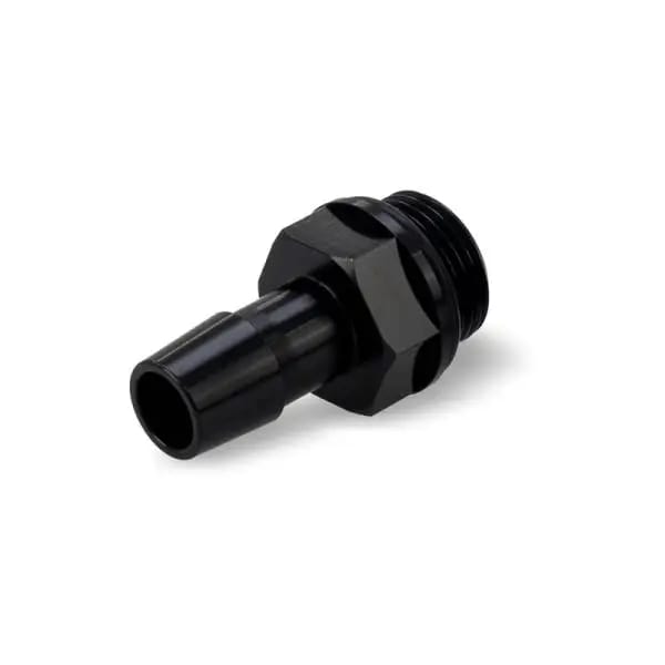 Mishimoto 2pcs. M20x1.5 1/2in Aluminum Catch Can Fittings - Black thumbnail 3
