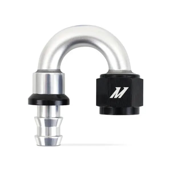 Mishimoto 180 Degree Push Lock Fitting - 8AN thumbnail 2
