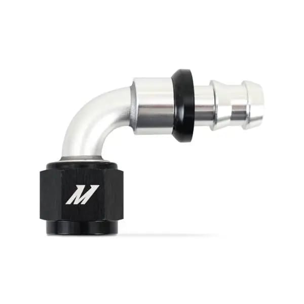 Mishimoto 90 Degree Push Lock Fitting - 8AN thumbnail 2