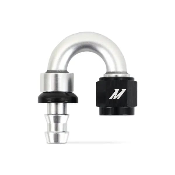 Mishimoto 180 Degree Push Lock Fitting - 6AN thumbnail 2