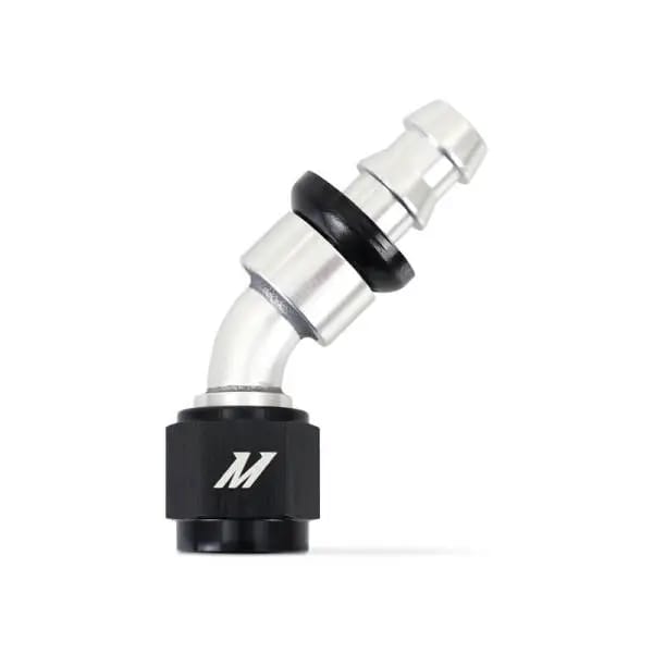 Mishimoto 45 Degree Push Lock Fitting - 6AN thumbnail 2