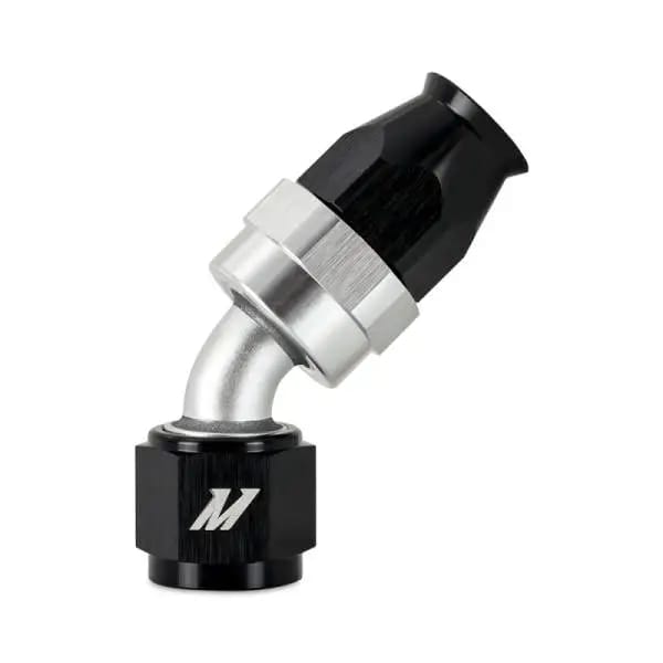 Mishimoto Aluminum PTFE -8AN 45 Degree Fitting Black thumbnail 2