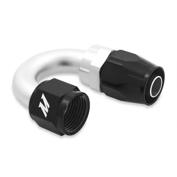Mishimoto Aluminum -10AN 180 Degree Fitting - Black thumbnail 4