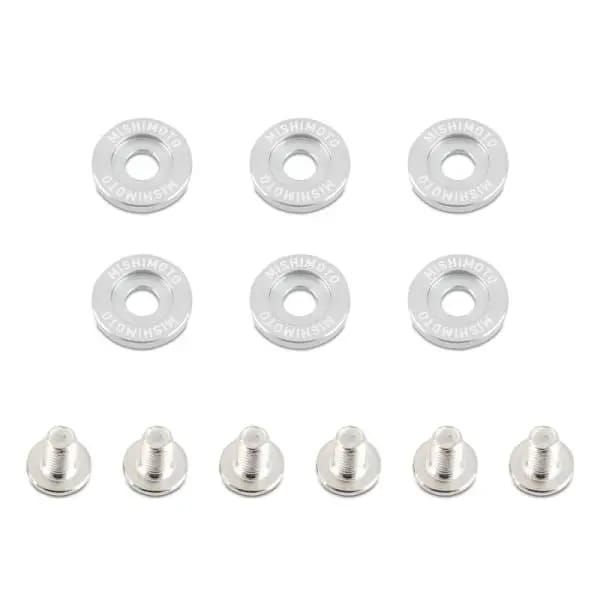 Mishimoto Small Fender Washer Kit (6pcs) - Silver